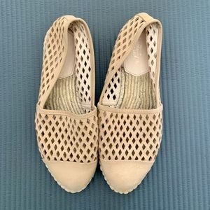 Loeffler Randall Mara Perforated Nubuck Espadrille